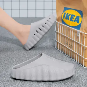 Men's Sport Massage Slide Sandals - Acupressure Foot Relief, Non-Slip Athletic Outsole, Breathable Mesh, Waterproof EVA - Perfect for Daily Walking, Light Sports, Gym & Casual Wear - Comfortable Post-Workout Slippers