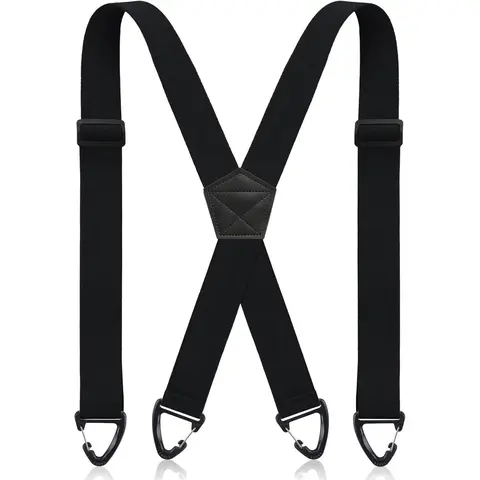 Hidden Suspenders  1.5” Heavy-Duty Work Suspenders – Under Clothing (Men & Women)