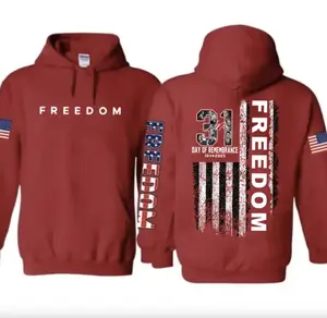 Freedom 14th October Wear Red Hoodie, Remembrance Day Shirt, 31 Years Day of Remembrance Hoodie, America Flag 2 Sided TShirt, A Tribute Patriot C.K. Memorial Hoodie, National Day of Remembrance Hoodie, Memorial Gifts Hoodie, Casual Cotton Top