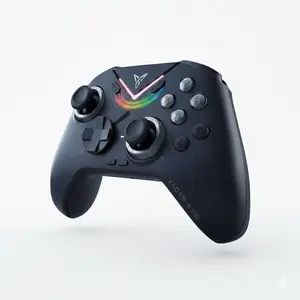 Flydigi Vader 4 Pro Elite Wireless Game Controller (Black) with Adjustable Hall Effect Joystick, RGB Lighting, Programmable Back Button, 1000Hz Polling Rate for PC, iOS, Android, and Switch, Multi-Platform Game Controller with Adjustable Features