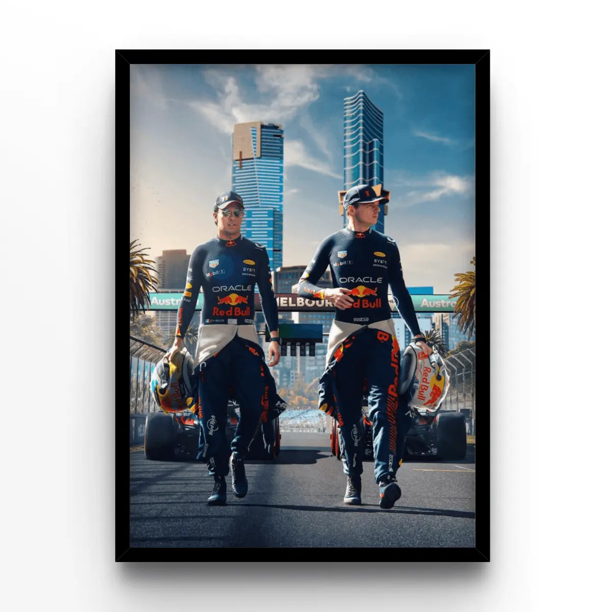DICH-Verstappen&Perez Poster - Unframed #10282
