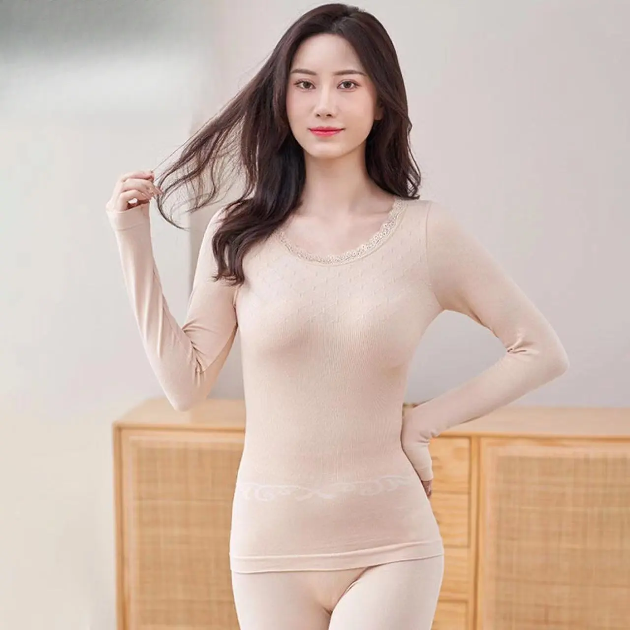 Round Neck - Skin Color
