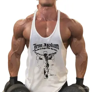 Men's Gym Muscle Shirt Tank Tops Stringers Workout Sleeveless Bodybuilding Vest