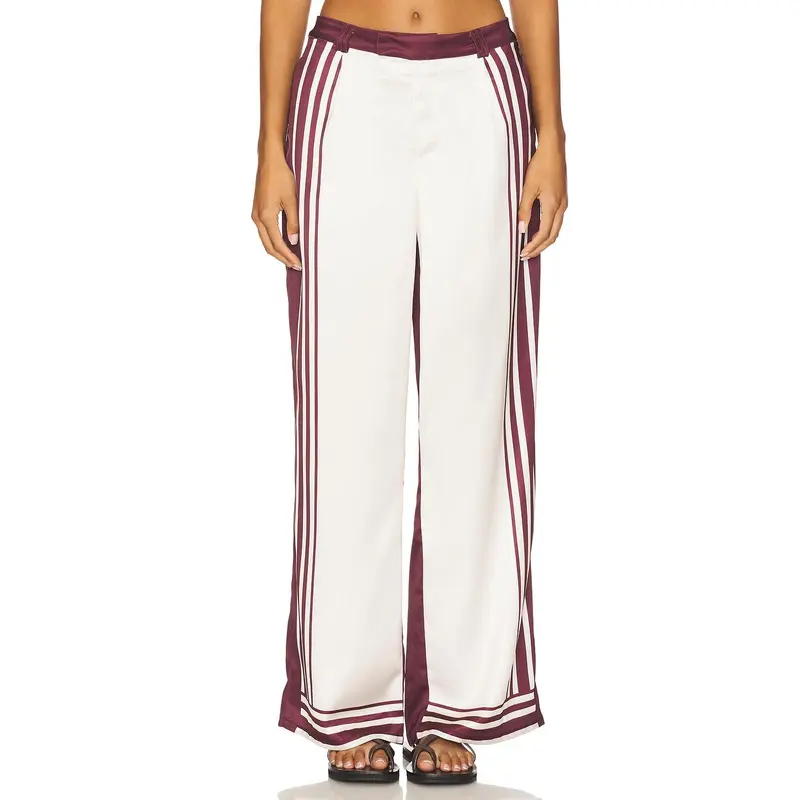 SEVEN WONDERS Zara Tailored Pant in Wine Stripe