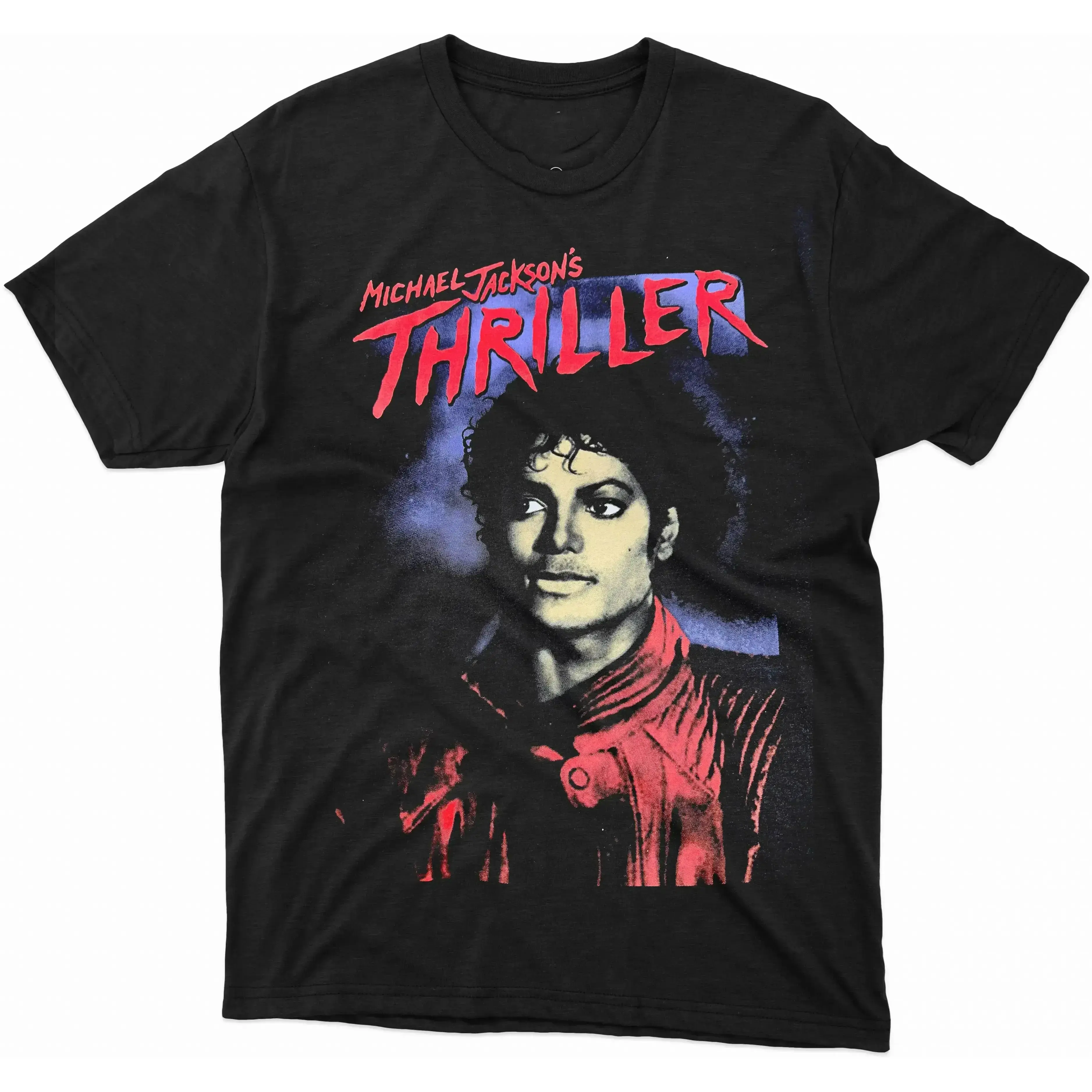 Women's Michael Jackson Vintage Graphic Print Short-Sleeve Sport T-Shirt
