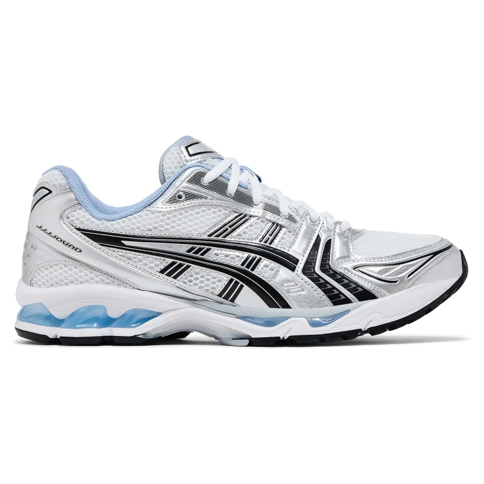 ASICS Gel-Kayano 14 JJJJound Unisex Sneakers, White Blue Chunky Mesh Trainers, Casual Round Toe Running Shoes (1203A961-101), Jjjjound Collab, Authentic, Lace-Up, Brand New & Original, Casual Trainer, Training, 100% Authenticity Guaranteed