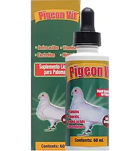 INTERFARMA Pigeon VIT para Palomas for Birds- 60 ML. Multivitamin, Live, Health Mensajero Buchon Racong Pigeon Show Pigeon, Multivitamin Supplement