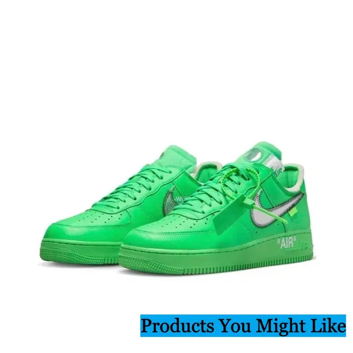 Unisex Brand-New Vintage Glossy Emerald-Green Full-Grain Leather Low-Top Lace-Up Sneakers, Textured Silver-Stitched Side Badge, Vintage-Style Side Letter Printing, Everyday Street Trainers, Original Packing Shoe-Box Included