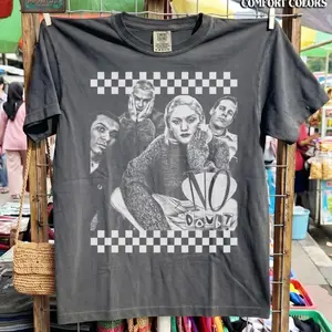 Vintage No Doubt Band Shirt, Retro 90s Ska Punk Graphic Tee, Gwen Stefani Tribute