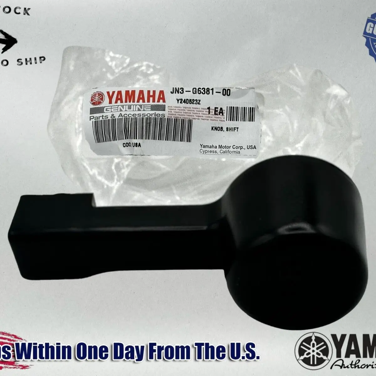 Yamaha OEM Shift Knob JN3-G6381-00-00 - G14 9596 G16 9602 G19G20G21 G22