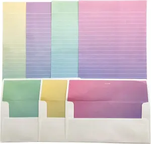Letter Writing Paper - Lined Stationary Paper and envelope Set - Letter Stationery Set, 32 Sheet Writing