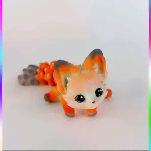 Little Fox 3D Printed Articulating Animal with Lifelike Movements