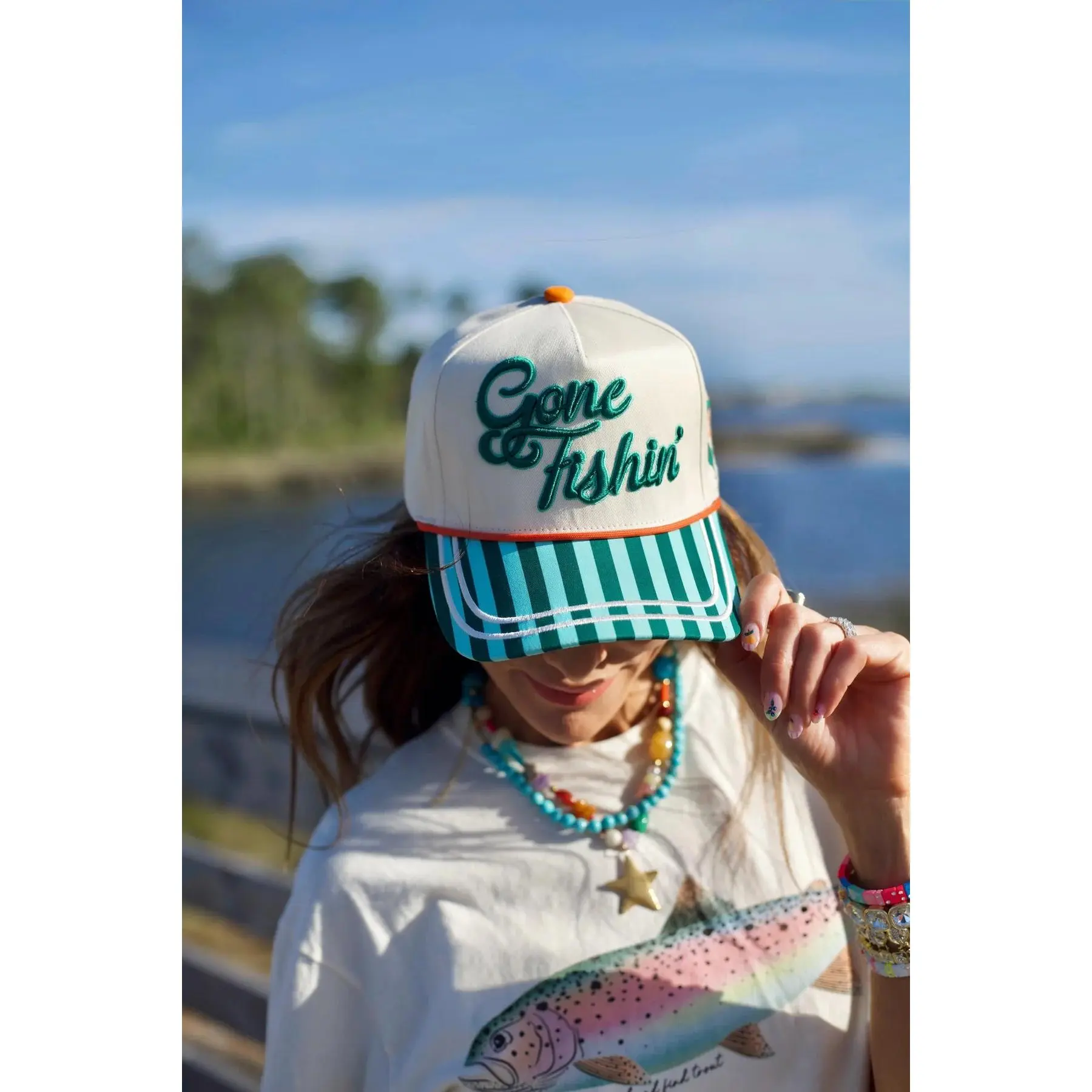 Poppy & Pine- Gone Fishing Hat