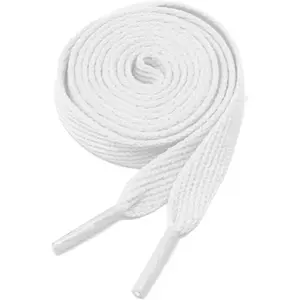 Skateboard Style Flat Shoelaces 1/2" Wide For  Shoes - 45" and 54" Length Shoe Strings