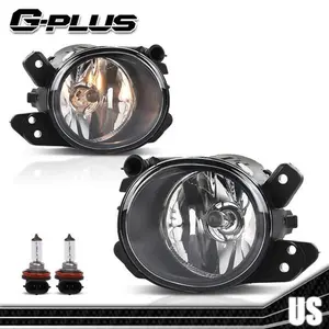 Fit For 2006~2014 Mercedes-Benz Front Bumper Fog Lights w/ Bulbs Left+Right