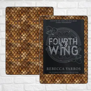 Brown Dragon Scale Kindle Skin | Kindle Decal | Kindle/ E-Reader Accessory | Bookish Gifts |Book Lover Kindle Vinyl Decal | FourthWing Decal