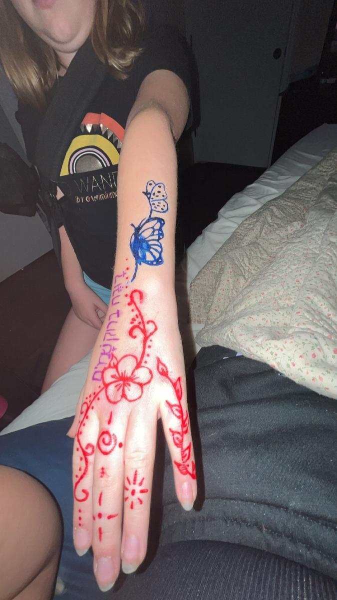 Item: multicolor, 8 Color ink & 102 Pcs Stencils Kit