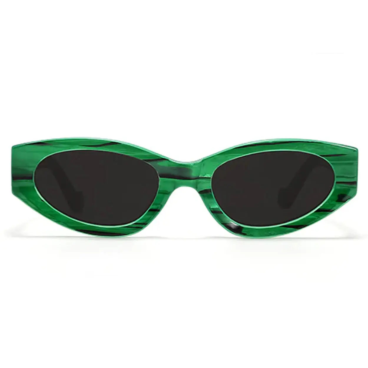Kat x Money Moves - Green Cateye Sunglasses Kat x Money Moves - Green Cateye Sunglasses