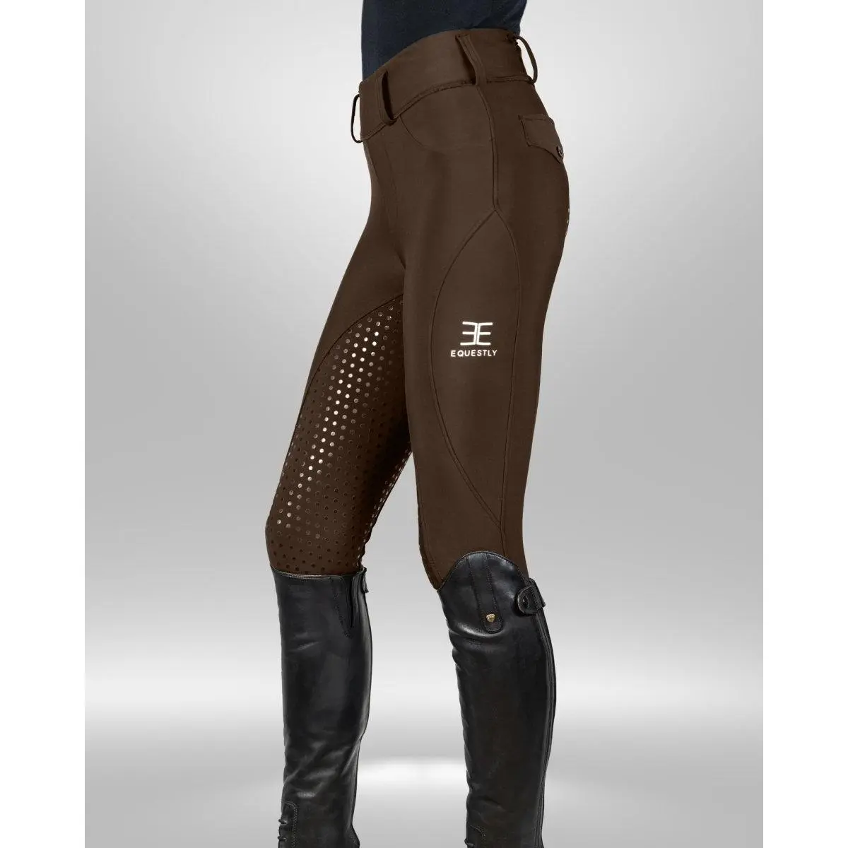 Lux GripTEQ Mocha Riding Pants