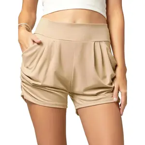 Sports & Outdoors Sports & Outdoors Conceited Women’s Shorts with Pockets - Ultra Soft Stretch - High Rise - Casual - Pleated