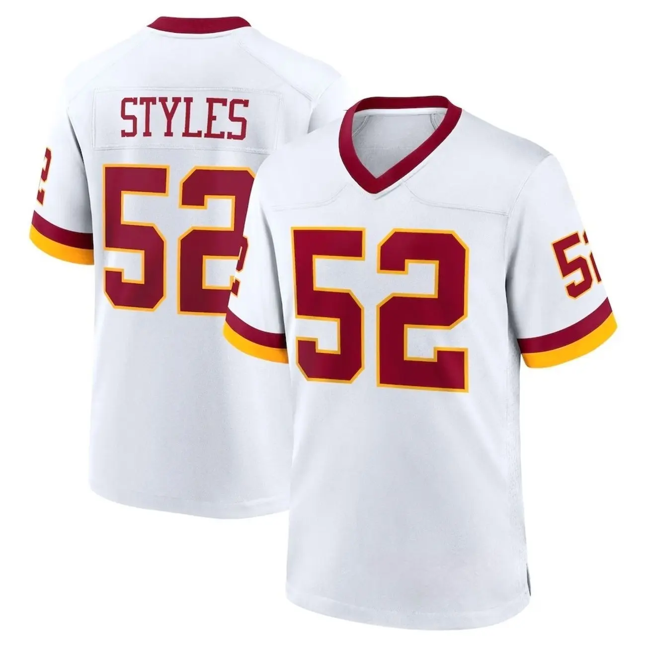 Unisex Football inspired by Styles 52 Washington Game Super Bowl Era Jersey - White