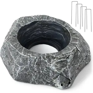 Realistic Rock Sprinkler  Protector Cover,  Stone Lawn Sprinkler Covers to  Mower ,  Sprinklers Cover for Yard, Garden & Landscape(1 Pack)