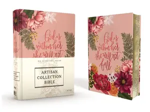 NIV, Artisan Collection Bible, Women’s Bible with Journaling Space, Cloth over Board, Pink Floral, Designed Edges under Gilding, Red Letter, Comfort Print Hardcover – February 26, 2019
