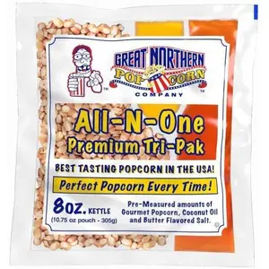 Great Northern Popcorn AllinOne Premium TriPak Popcorn  12/Case
