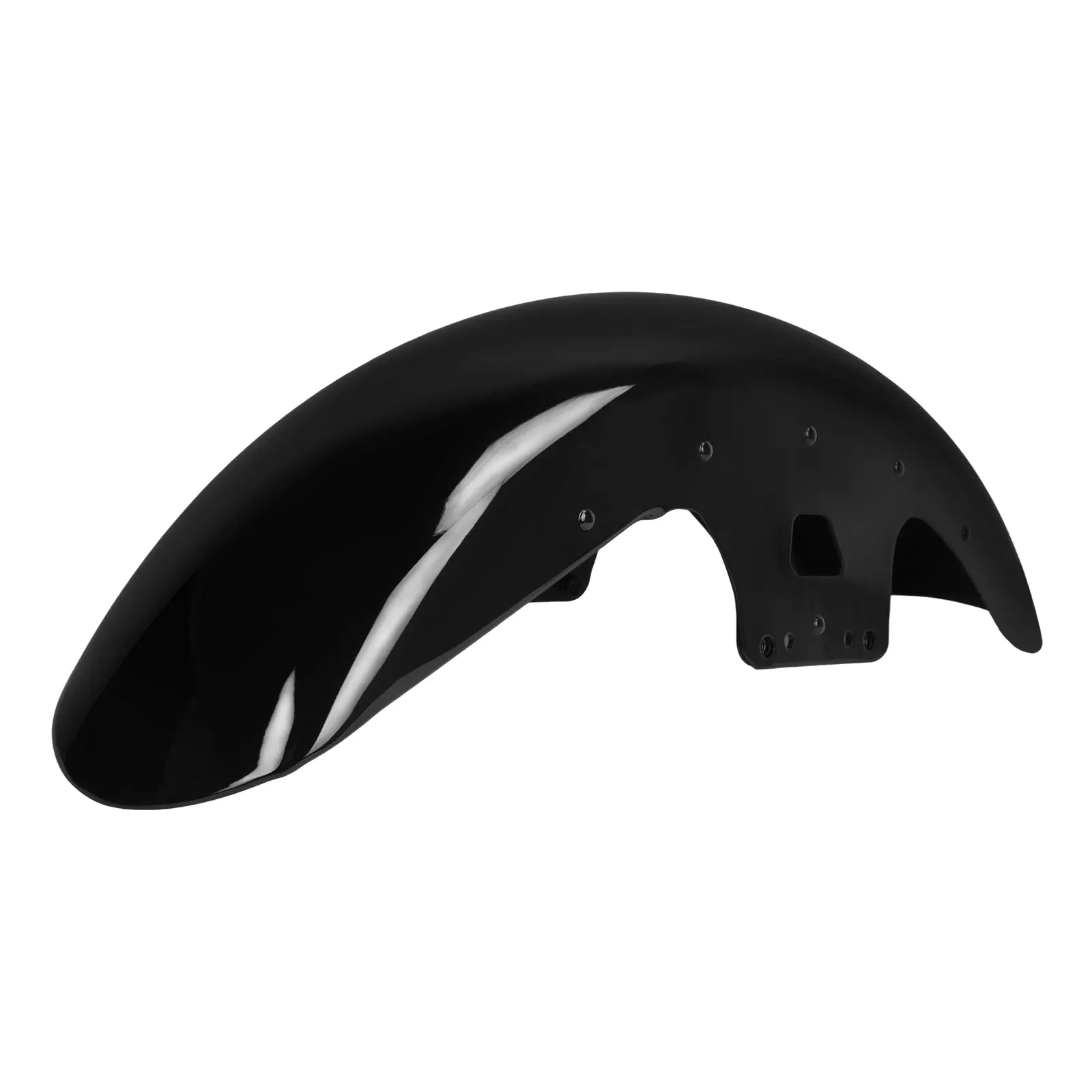 Gloss Black Front Fender Custom Wrap Style for Harley Touring Road King Street Glide 2014-2023 | Mactions