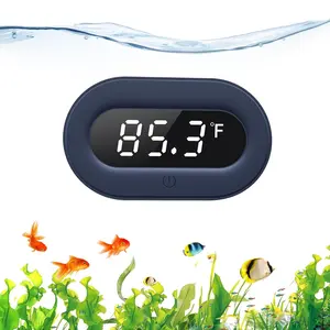 Fish Tank , LED Digital Aquarium  Highly Accurate Temperature Measurement, Tank  for Freshwater and Saltwater, White Display +-0.9?