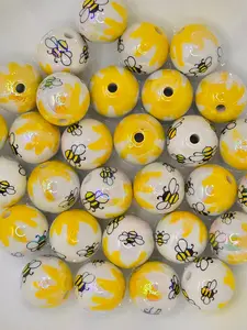 16mm Acrylic Beads-Bee