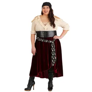 Women's Plus Size Roving Buccaneer Costume