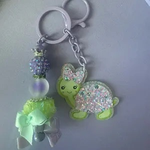 Beadable keychain