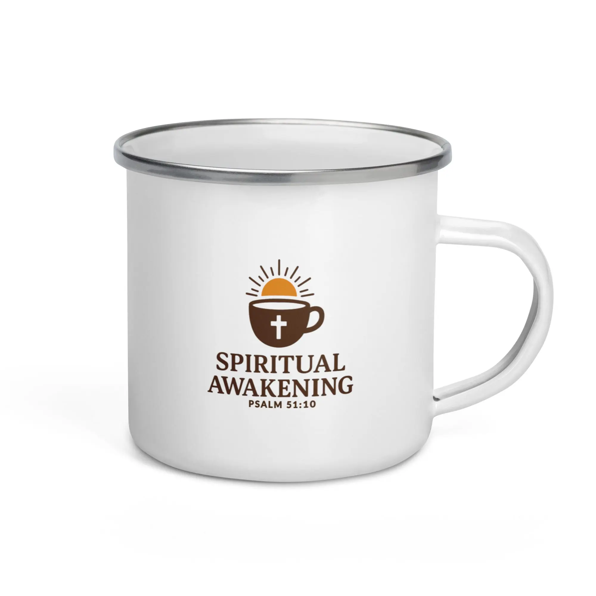 Spiritual Awakening Coffee Enamel Mug
