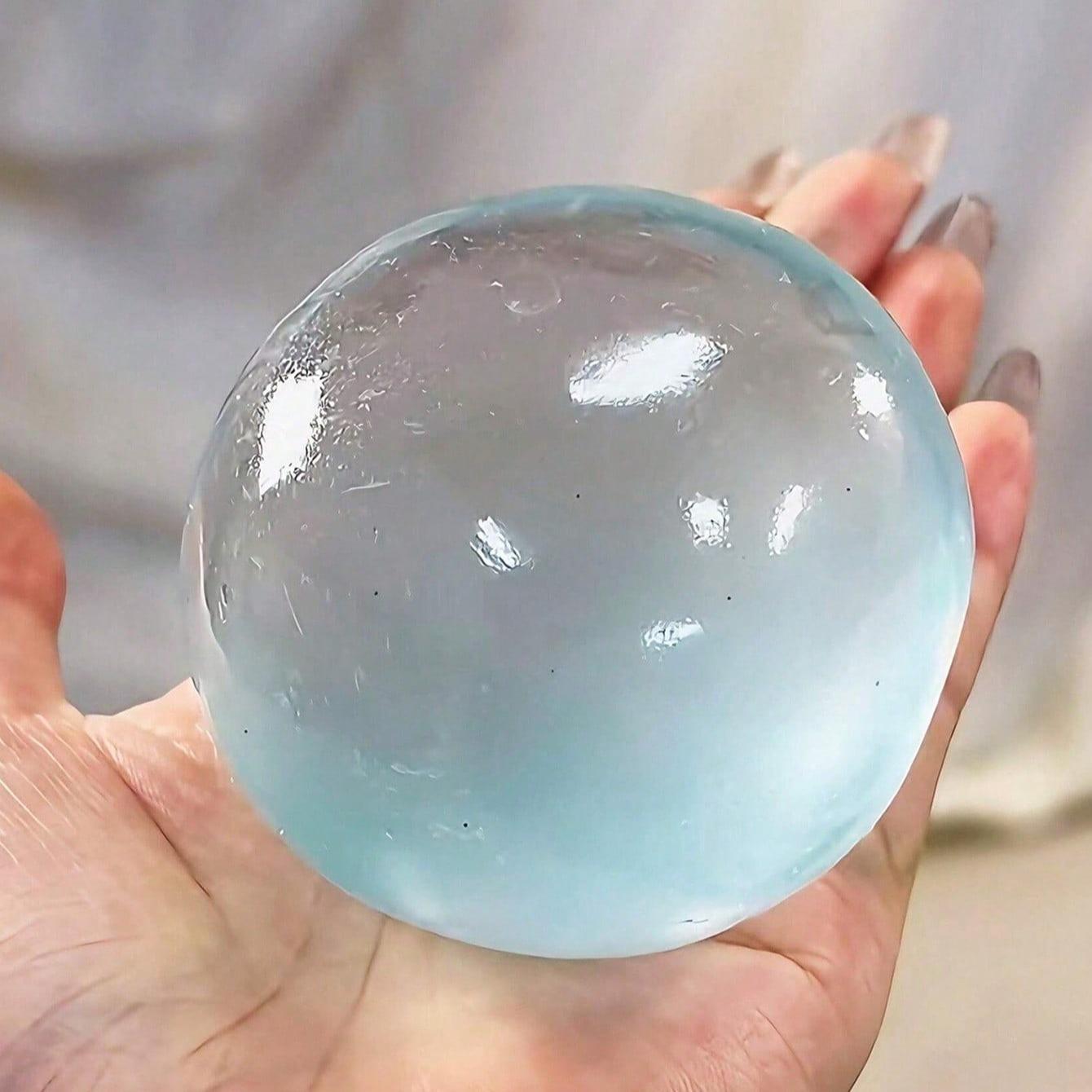 Plastic Slow-Expanding Hand-Squeezed Ball Toy, 6cm Round Stress Relief Toy, Ideal Holiday Gift, Birthday Present, Easter Gift, Halloween Gift