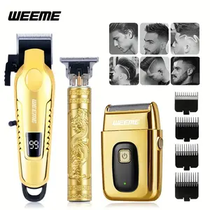 Men's Electric Shaver, Usb Rechargeable Shaver, High-CapacityBattery for Up to 90 Minutes of Cordless Use, FastUSB-C Charging, Precision T-Blade for Sharp Lines & Effortless Trimming, All-in-One Grooming Kit, The Ultimate Gift for Every Occasion