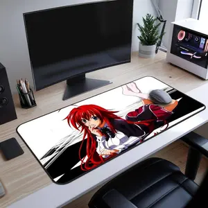 Desk Mats, HighSchool DxD Rias Mousepad | Anime Gaming Desk Pad, Large Keyboard Mat, Laptop Accessories, Cute Desk Decor, Office Supplies