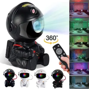 Astronaut Galaxy Projector, Starry Sky Projection Night Light with Remote Control and Timer