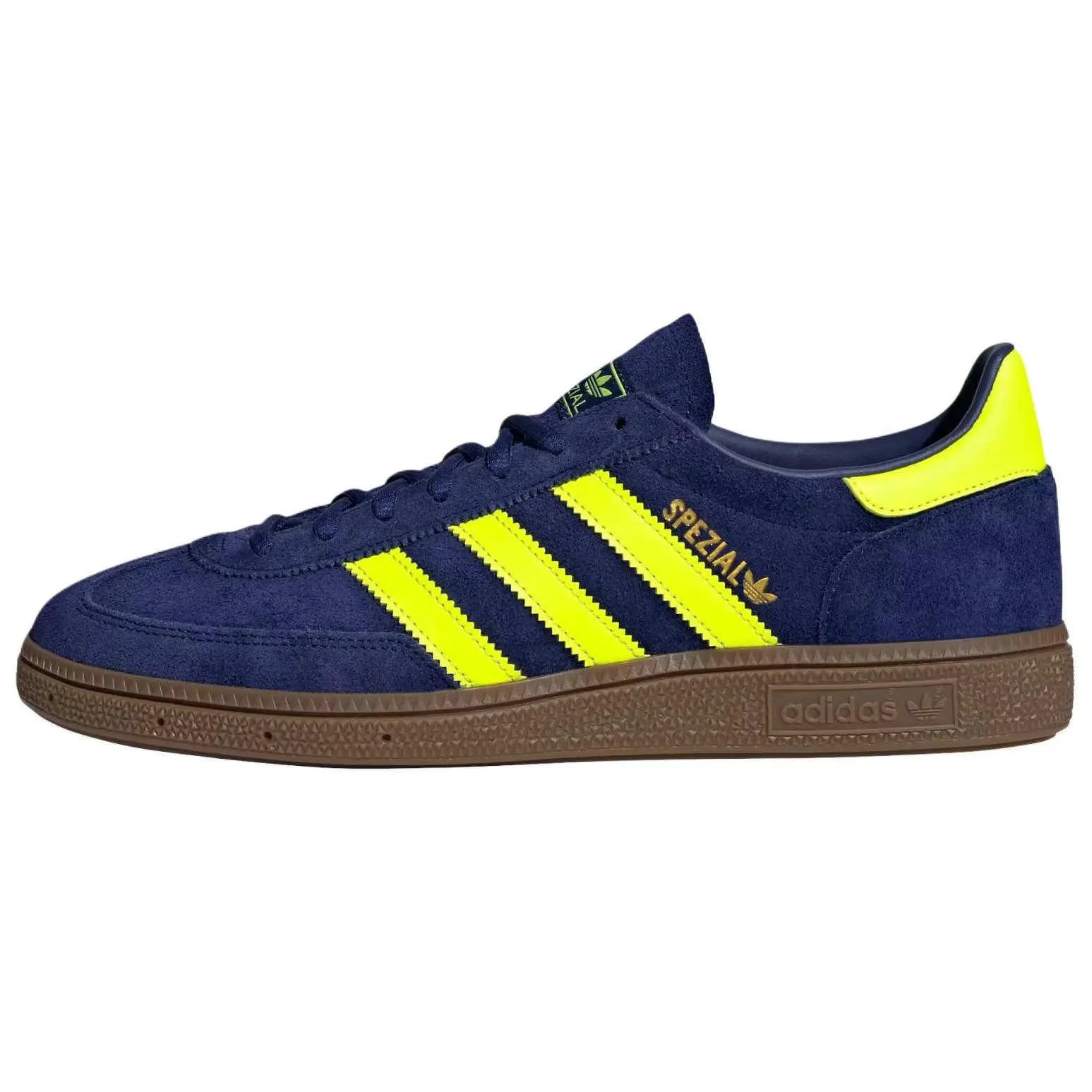 adidas Handball Spezial Sports Shoes - 'Victory Blue Solar Yellow' Athletic Shoes, Indoor Courts, Mesh Upper, High-Performance, Snug Fit, Traction Grip, Indoor Play, Long Games, Quick Movements