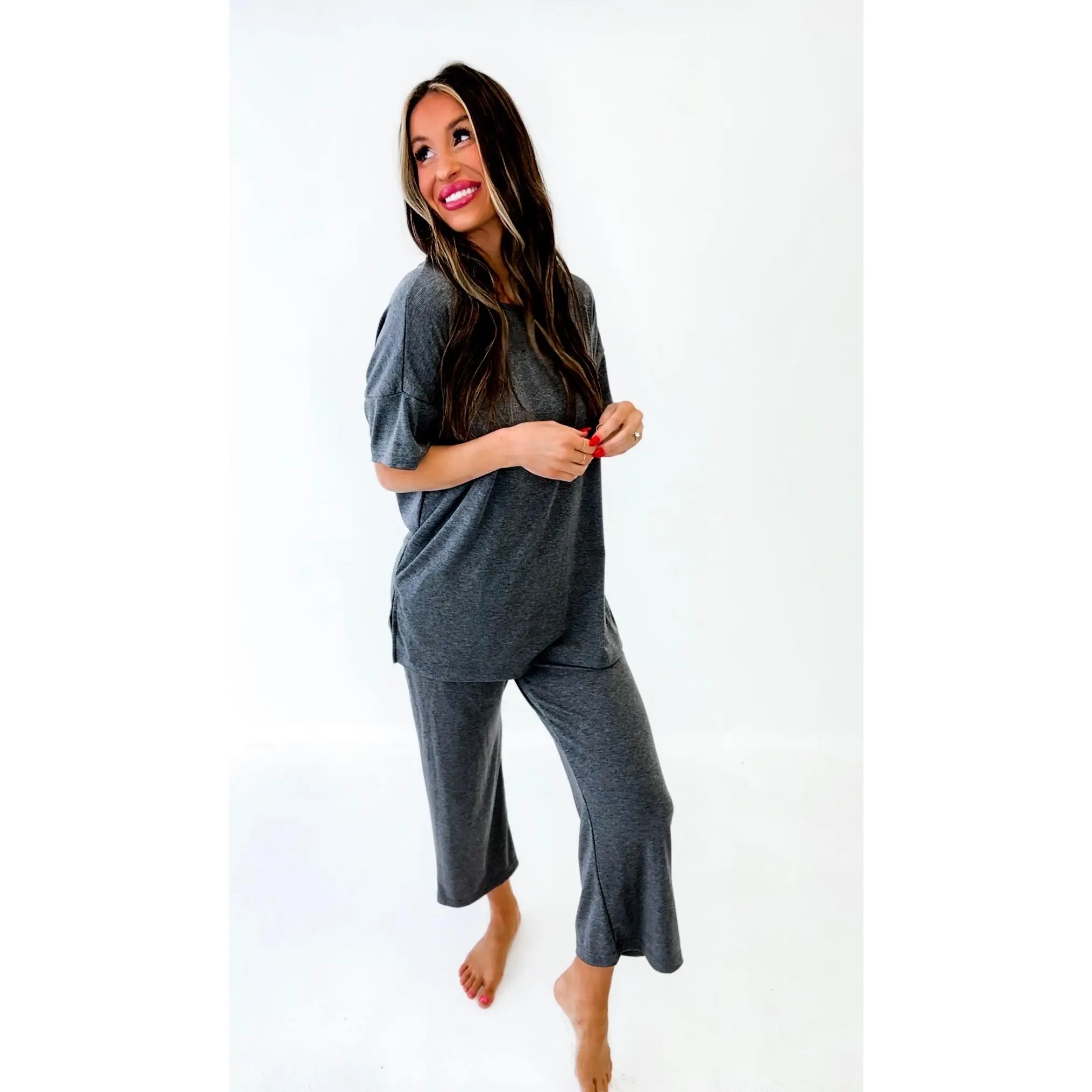 CHARCOAL PANTS: Dressed in Lala Dupe