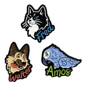 Into Darkness Series: Pets of Darkness Enamel Pins (3-Pack)