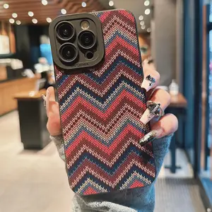 Fashionable Chevron Pattern Phone Case, Anti-drop Cellphone Protective Case, Total Protective Shockproof Phone Cover for iPhone 11 12 13 14 15 16 Pro Max