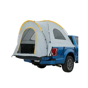 Truck Bed Tent with Awning Pickup Truck Tent for 6.5 ft Bed Waterproof PU3000 Oxford Camping Tent Portable Truck Camper for Chevy Silverado 1500 F150 Ram 1500