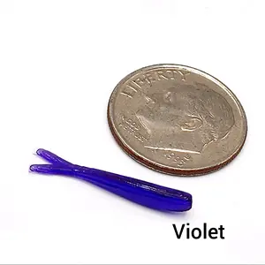 Micro Minner .75" Soft Plastic Lure - 20Ct for Fishing, Lightweight and Durable