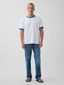 Gap Men's Get Blue Relaxed Straight Trouser Jeans