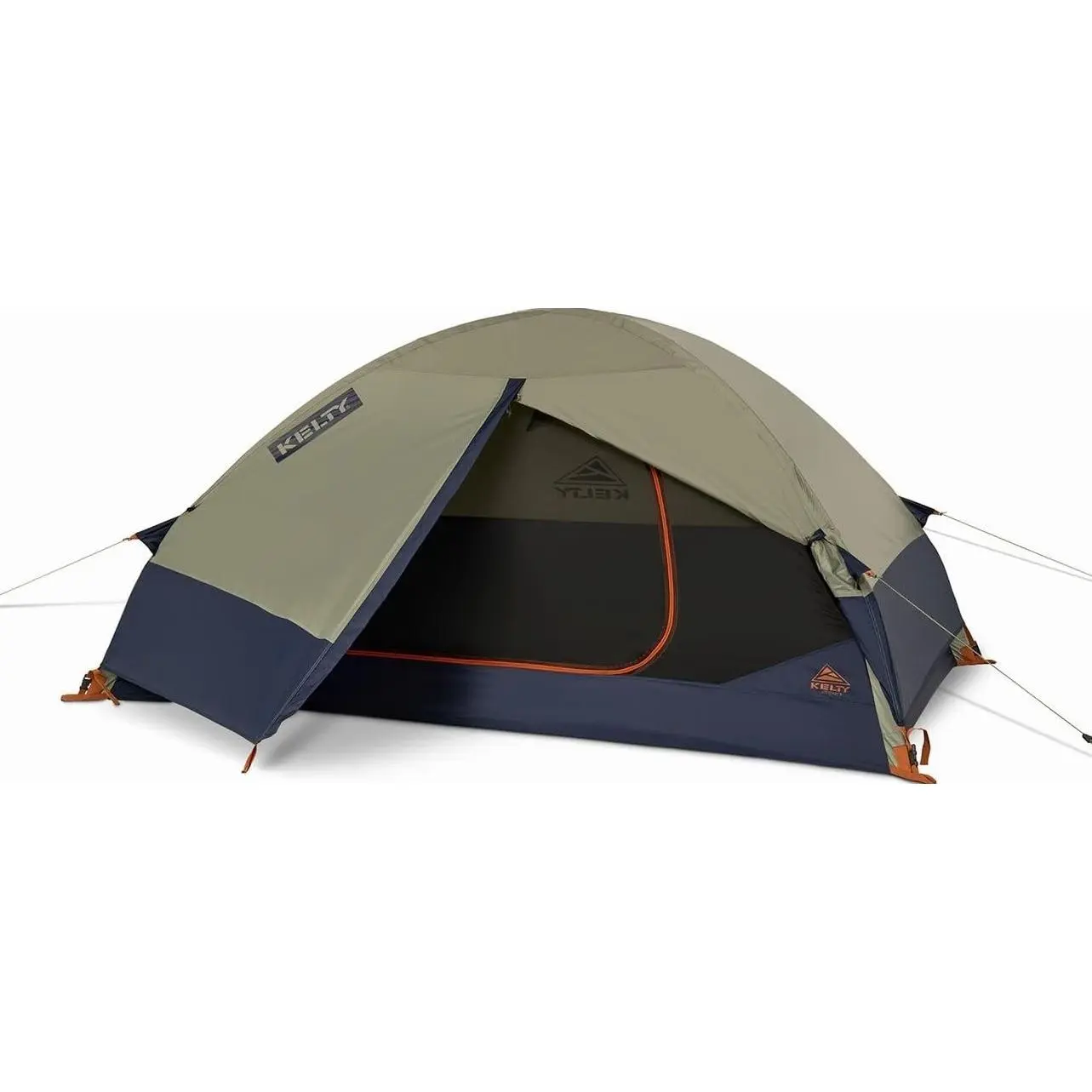 Kelty Late Start 2 Person Backpacking Tent Lightweight Waterproof Camping Tent with Aluminum Poles Quick Corners Blue Green