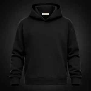 SS22 Stretch Limo Black Oversized Pullover Hoodie