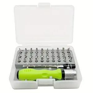 32-In-1 Home Multi-Functional Screwdriver Set, Easy Repair for Phones, Computers, Toys, Small Appliances, Compact Design, Durable Bits, Diy Screwdriver