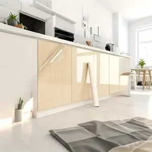 Self-adhesive Kitchen Backsplash Protective Film, HD Clear Removable & Washable Wallpaper for Countertops, Walls, Cabinets, Home Decor