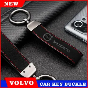 Luxury Car Keychain Holder, Compatible with Volvo Xc60/xc90/v40/s60/c40 Models, Business Gift for Men & Women, Durable Design